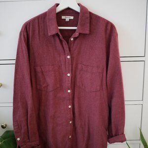 Madewell Flannel Sunday Button down